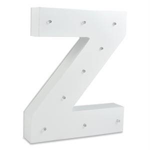 Z Letter Alpha Light Up - 20cm x 22cm (2 x AA Batteries required) - The Base Warehouse