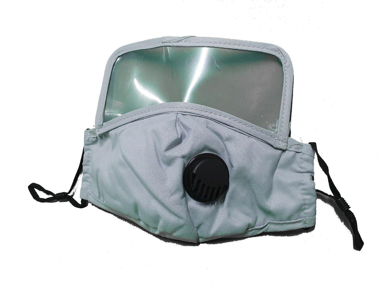 Reusable Face Mask with Shield & PM2.5 Filter