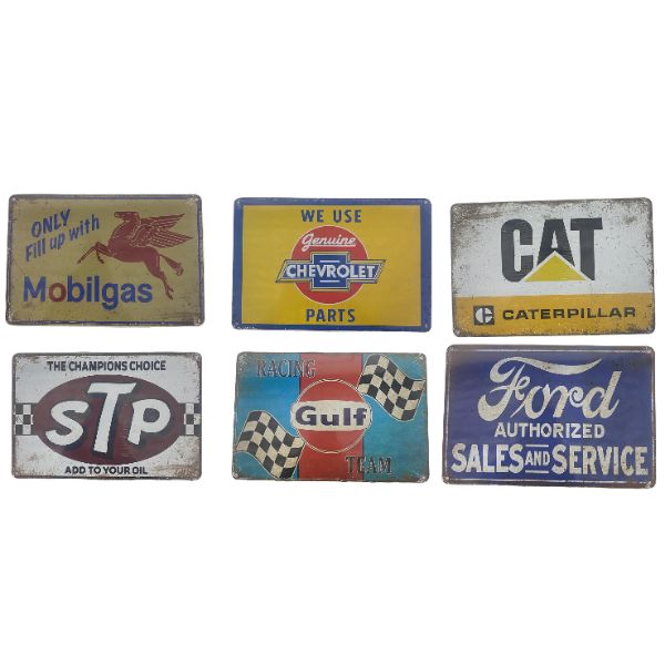 Metal Plate Assorted Designs - 20cm x 30cm