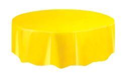 Yellow Round Tablecover - 213cm