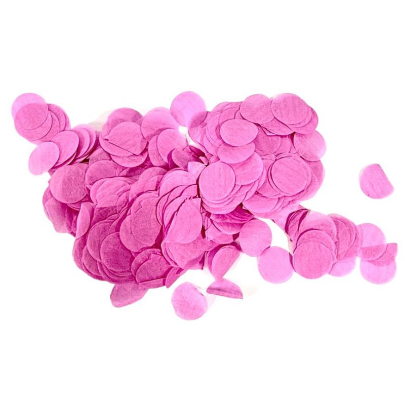 Mid Pink 2cm Paper Confetti - 20g