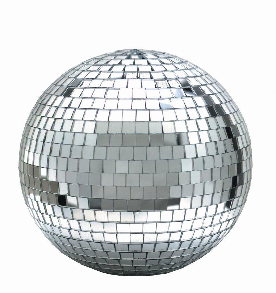 Silver Mirror Disco Ball - 25cm - The Base Warehouse