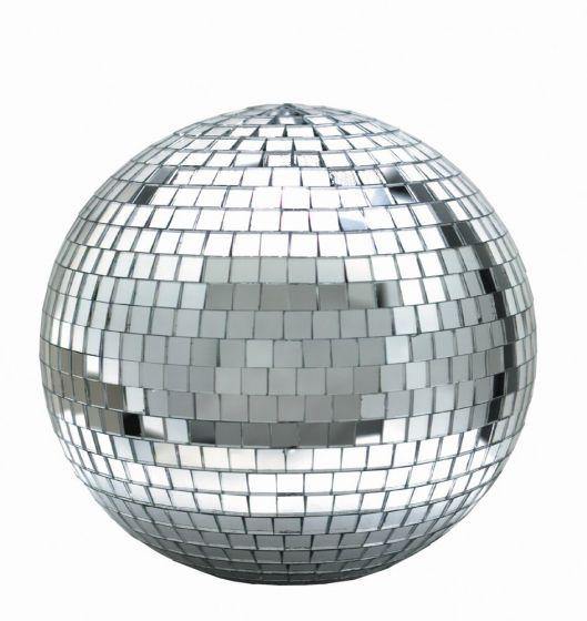 Silver Mirror Disco Ball - 20cm