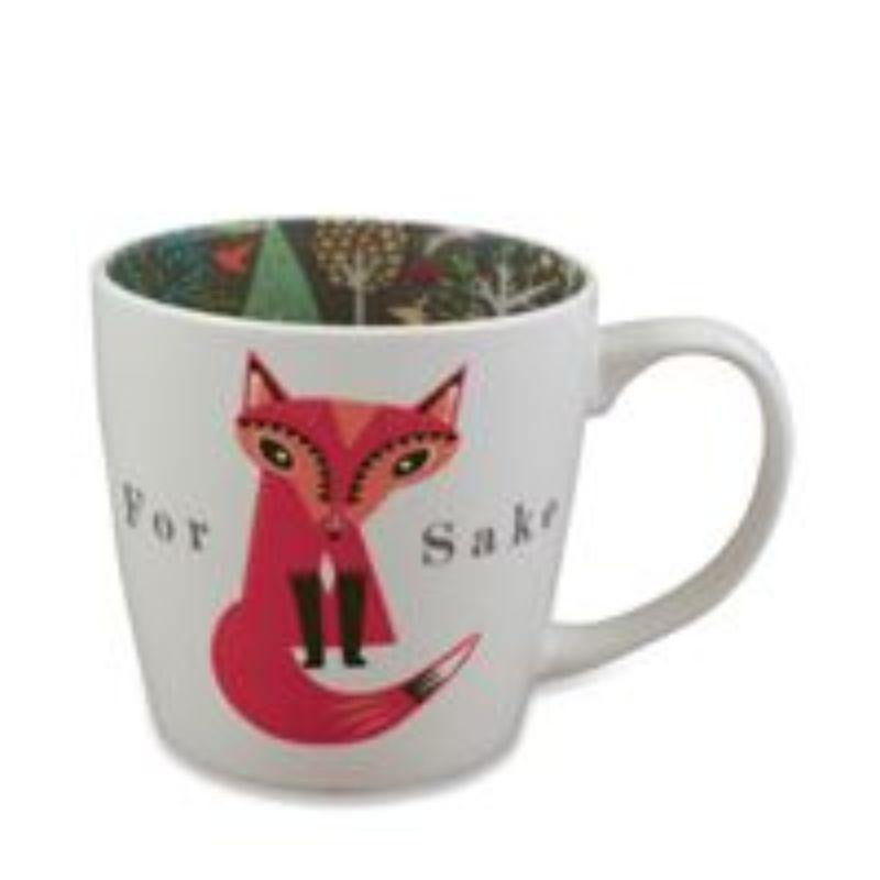 FOR FOX SAKE INSIDE OUT Mug - 355ml - The Base Warehouse