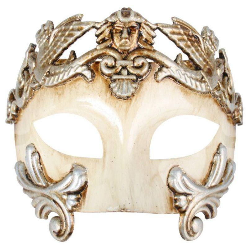 Antonio Platinum & Ivory Roman Eye Mask