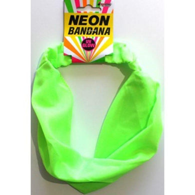 Adult Neon Green Bandana - The Base Warehouse