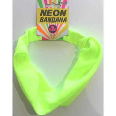 Adult Neon Yellow Bandana - The Base Warehouse