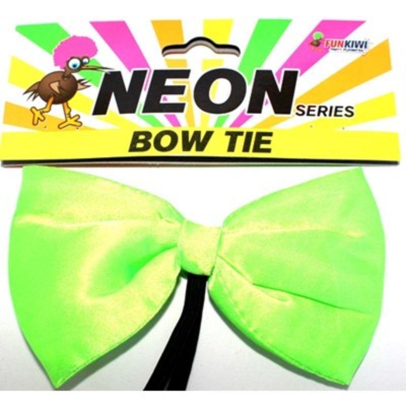 Adult Neon Green Bowtie - The Base Warehouse