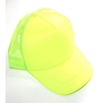 Neon Yellow Cap - The Base Warehouse