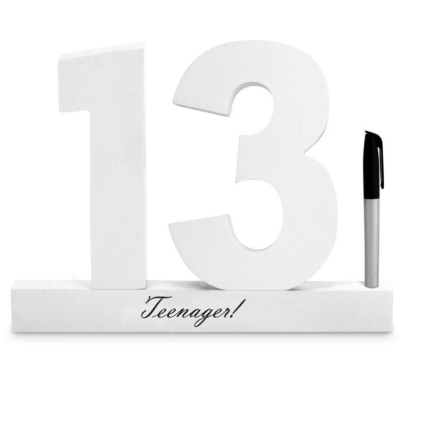 White 13th Signature Block - The Base Warehouse