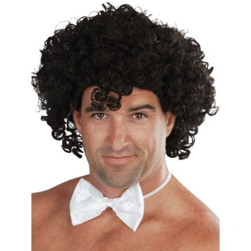 Mens The Gigolo Dark Brown Wig
