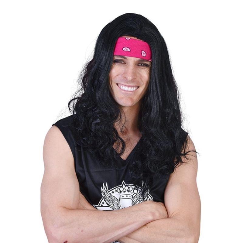 Ritchie Long Black with Headband