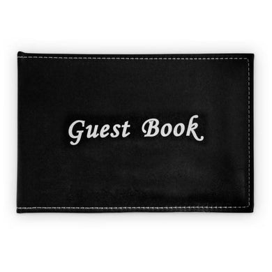 Guest Book with Silver Writing - The Base Warehouse