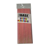 Load image into Gallery viewer, 25 Pack Iridescent Orange Paper Straws - 0.6 x 19.7cm