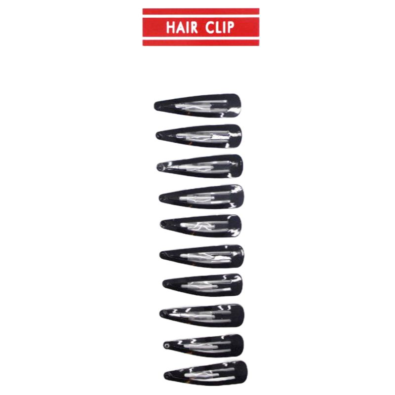 10 Pack Black Hair Clips