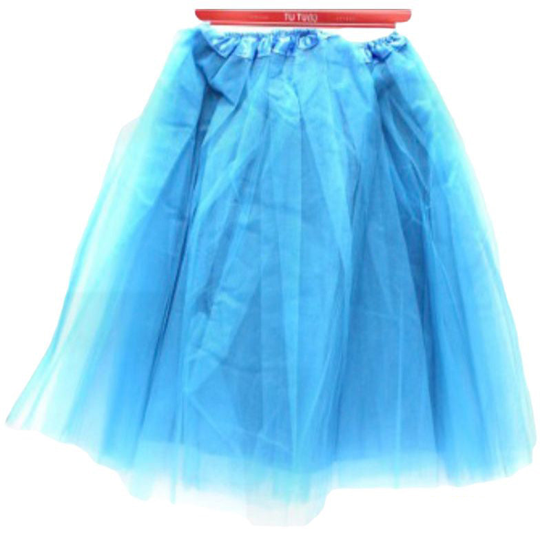 Light Blue Tulle Ballerina Tutu - L