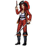 Load image into Gallery viewer, Jointed Pirate Bonny Buccaneer Cutout - 97cm - The Base Warehouse
