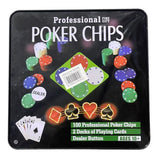 Load image into Gallery viewer, Poker Chips in Iron Box