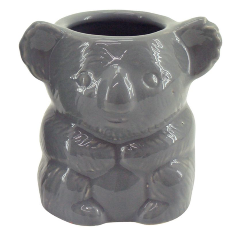 Grey Koala Planter - 10cm x 8cm x 9cm