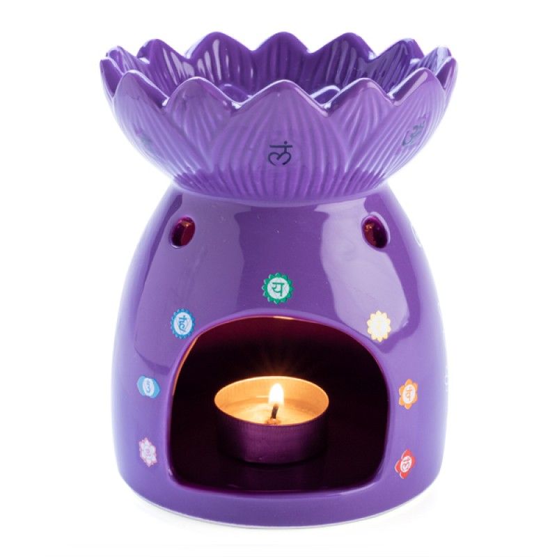 Chakra Oil Burner - 11.2cm x 11.2cm x 14cm