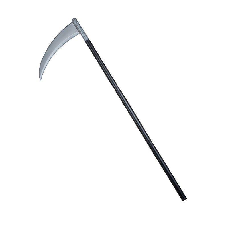 Grey Halloween Scythe Weapon - 1.2m - The Base Warehouse