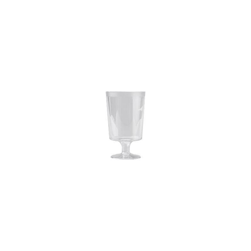 20 Pack Clear Wine Goblets - 180ml - The Base Warehouse