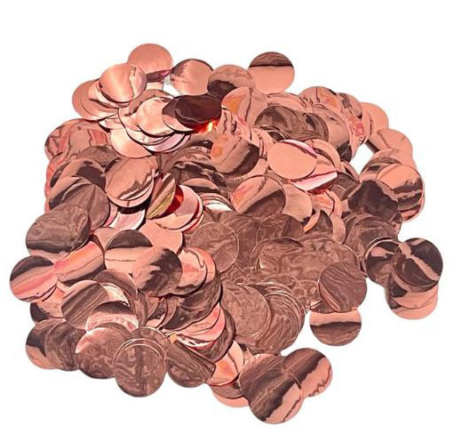 Rose Gold 1cm Foil Confetti - 20g