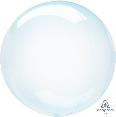 Crystal Clearz Blue Round Balloon - 50cm