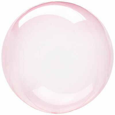 Crystal Clearz Dark Pink Round Balloon - 50cm
