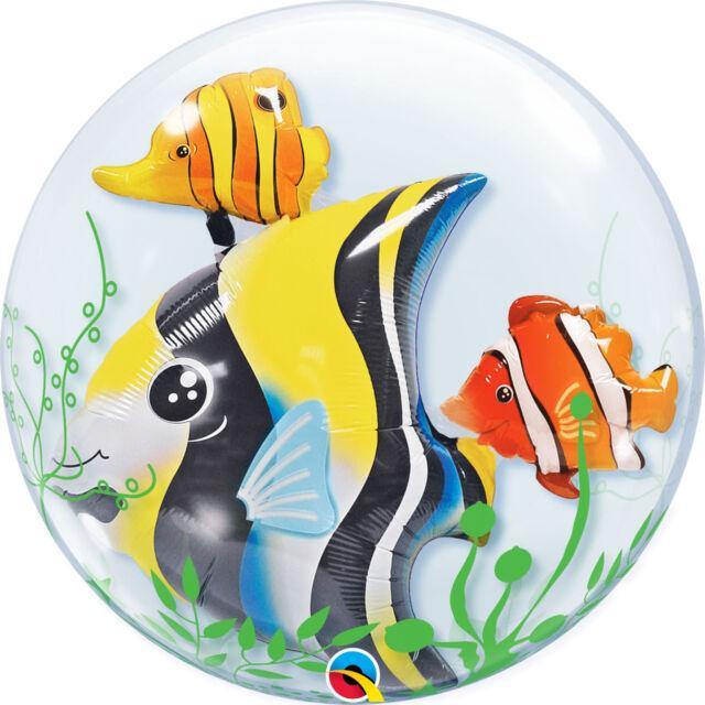 Seaweed Tropical Fish Bubble Balloon - 60cm - The Base Warehouse