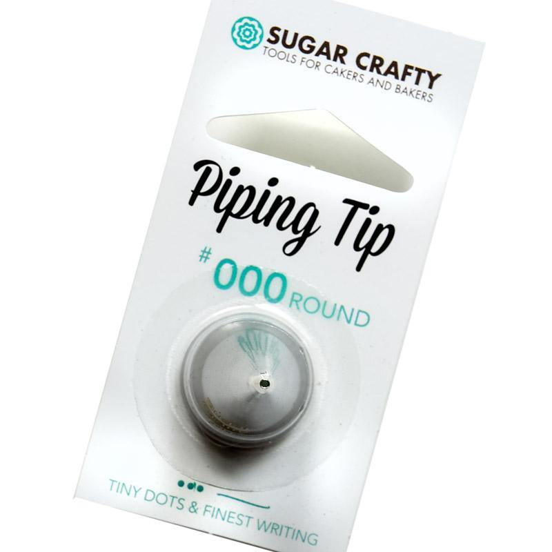 Sugar Crafty Round Icing Tip 000 - The Base Warehouse