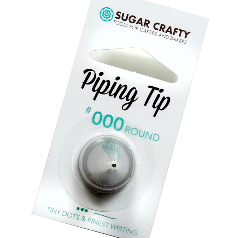 Sugar Crafty Round Icing Tip 000 - The Base Warehouse