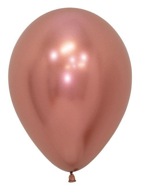 Reflex Rose Gold Latex Balloon - 12cm - The Base Warehouse