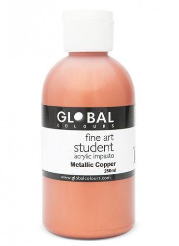 Metallic Copper Acrylic Paint - 250ml