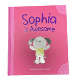 Load image into Gallery viewer, Sophia Is Awesome Personalised Book