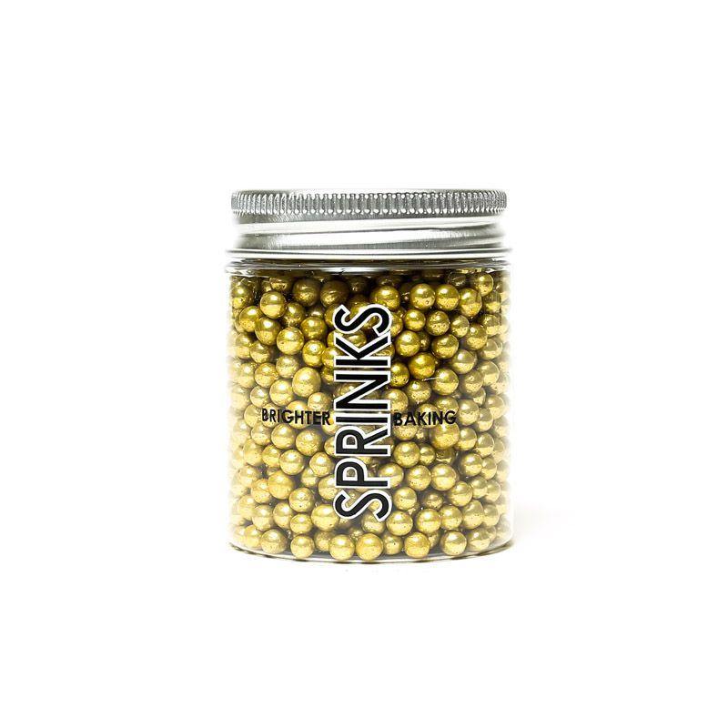 4mm Gold Cachous - 85g - The Base Warehouse