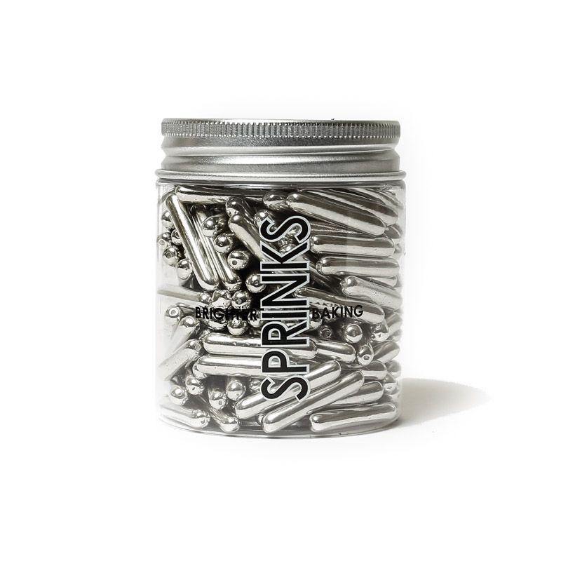 2cm Silver Rods - 75g - The Base Warehouse