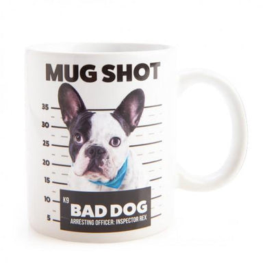 French Bulldog Mug Shot Mug - 8cm x 8cm x 9.5cm - The Base Warehouse