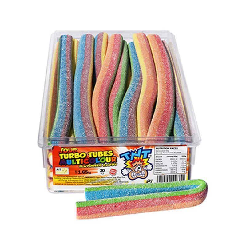 TNT Sour Turbo Tubes Multi-Colour - 1.5kg