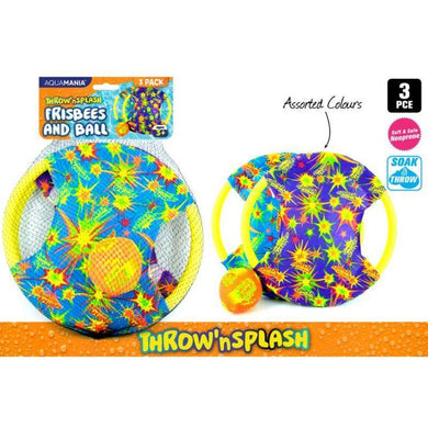 Water Splash Frisbee and Ball - 26cm - The Base Warehouse