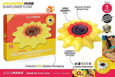 Inflatable Inflatable Sunflower Float - 160cm - The Base Warehouse