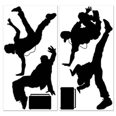 6 Pack Awesome 80s Break Dancer Props - 34cm x 1.3m - The Base Warehouse