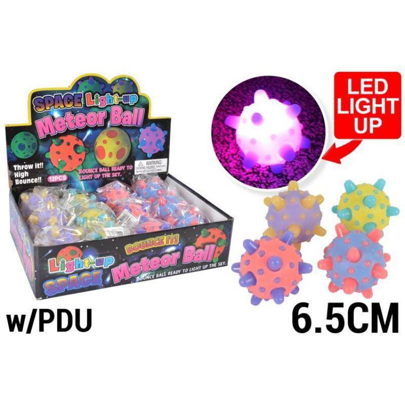 Light Up Meteor Ball - 6.5cm - The Base Warehouse