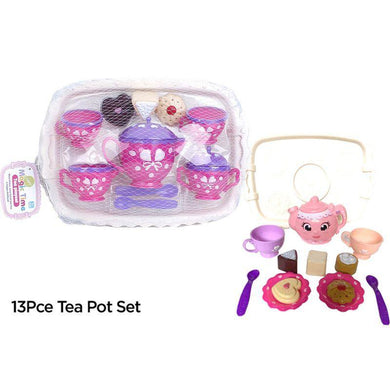 Tea Pot Play Set with Tray - The Base Warehouse