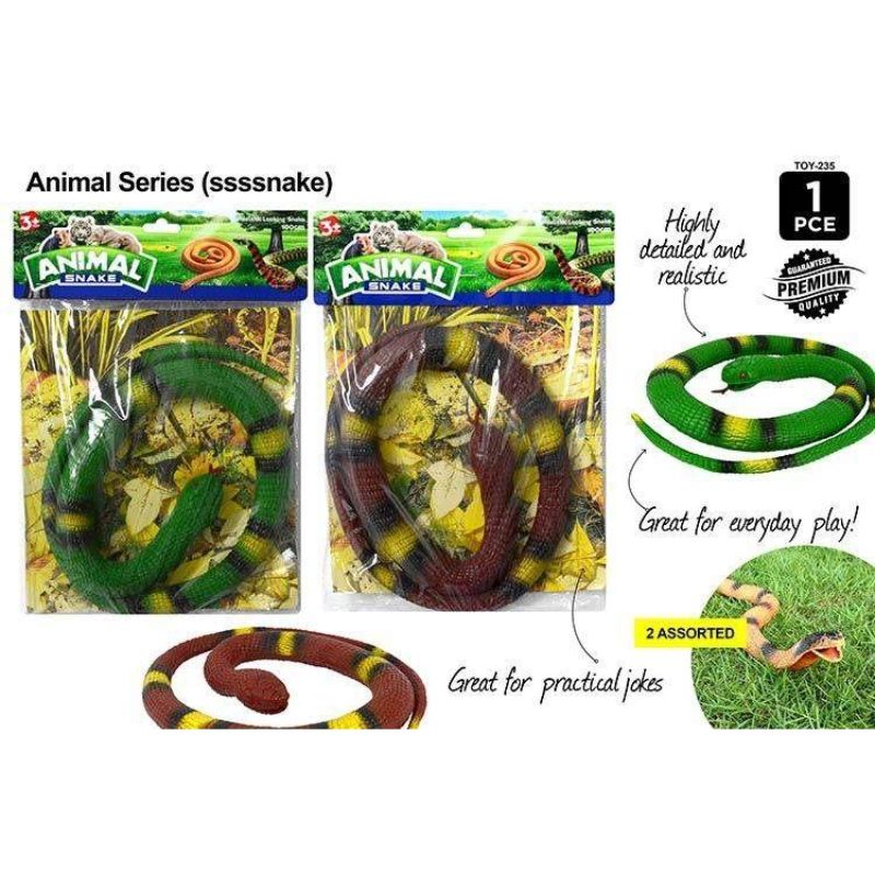 Scary Plastic Snake - 100cm