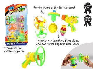 Turbo Peg Top and UFO with LED