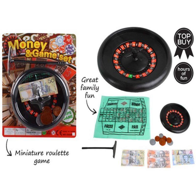 Roulette Table Set - 21cm x 4cm x 26cm - The Base Warehouse
