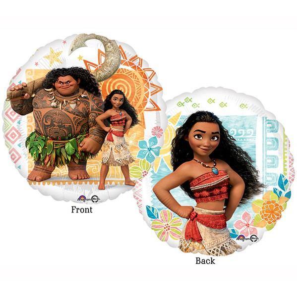 Moana Standard Round Foil Balloon - 45cm