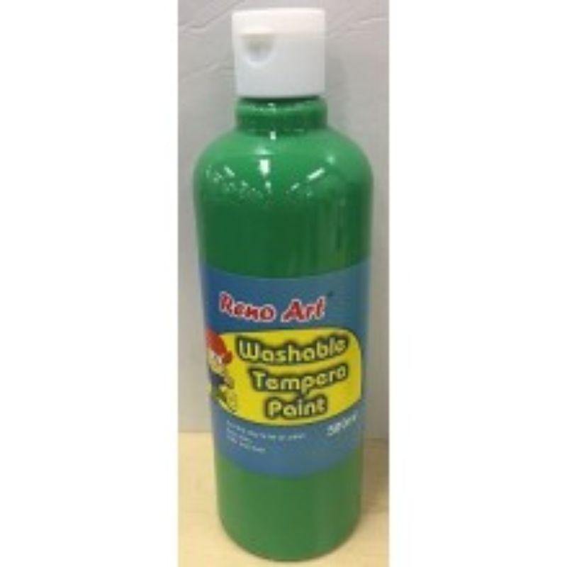 Green Washable Tempera Paint - 500ml