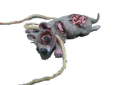 Load image into Gallery viewer, Zombie Rat on Jute String - 22cm - The Base Warehouse